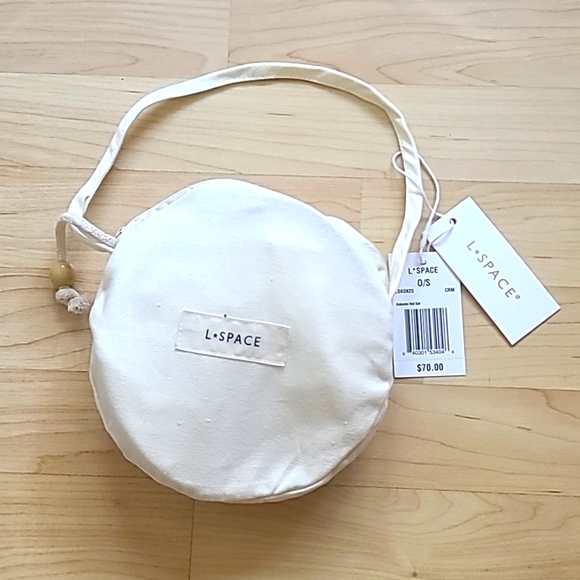 L SPACE KOKOMO Cream Color HAT SET - Picture 4 of 6